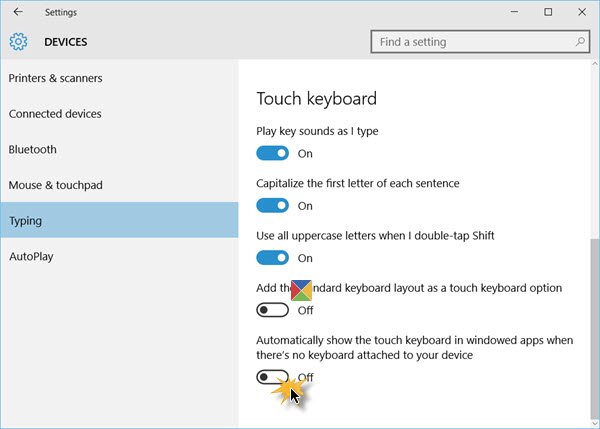 Windows tap to click touchpad